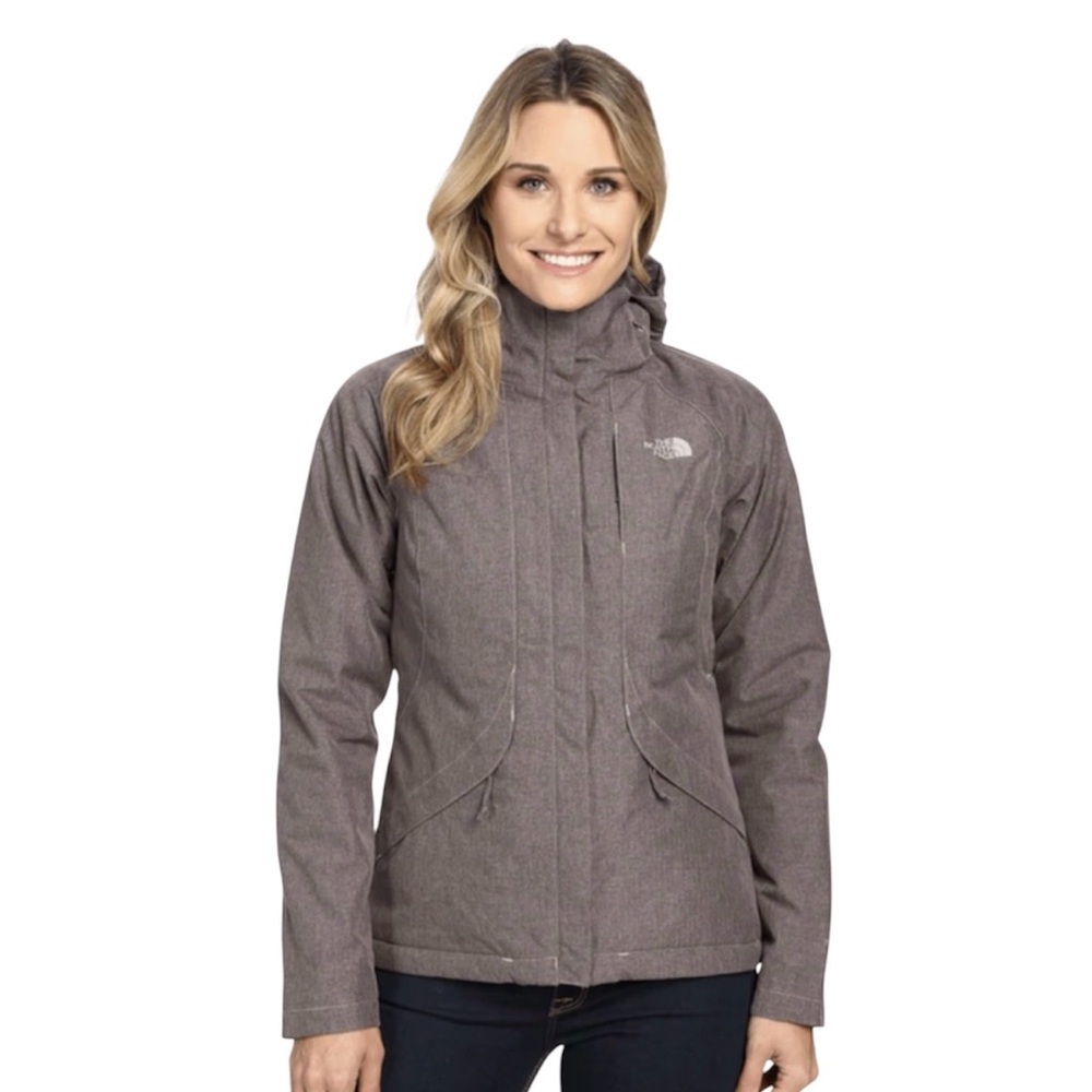 The North Face Inlux Insulated Jacket in Heathered Grey Size M